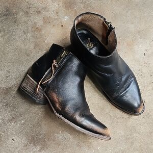 Freebird By Steven Black Ankle Boots